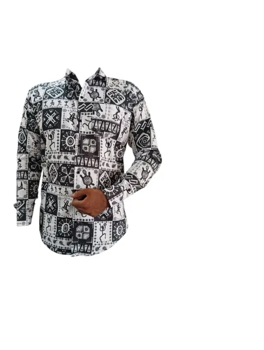Printed paper cotton shirt for men's  uploaded by Cotton X - Made in India  on 7/7/2023