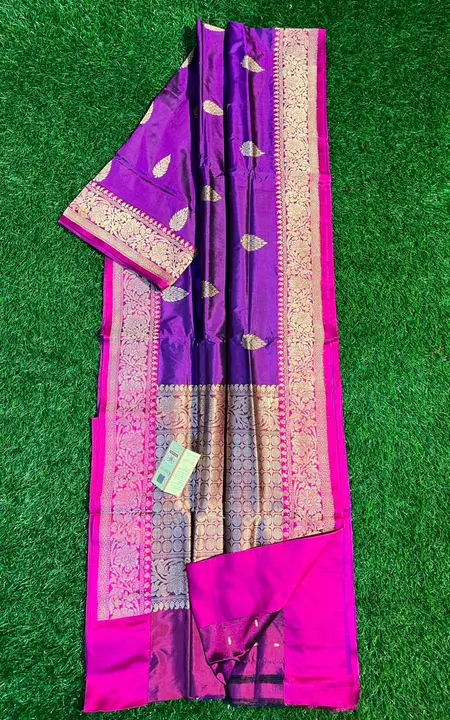 Pure katan handloom banarasi silk sarees  uploaded by Zeya Textiles on 7/7/2023
