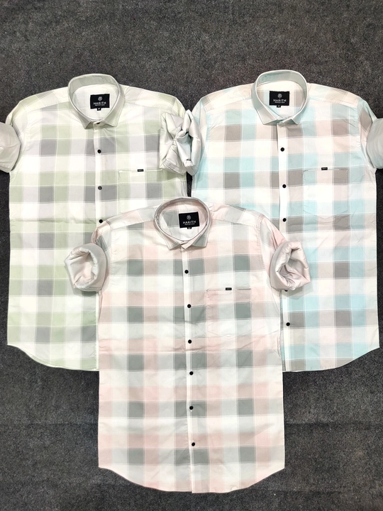 HARITH MEN'S STRETCH CHECK SHIRTS FOR WHOLESALE uploaded by business on 7/7/2023