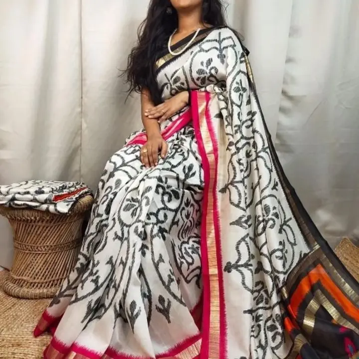 Printed saree  uploaded by RV FASHION on 7/7/2023