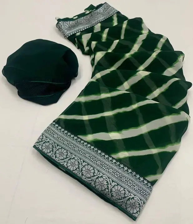 690/- ( INCLUDING 5% GST)

SINGLES AVAILABLE

*Fabric : Heavy Weight Less Saree with LEHERIYA Design uploaded by Aanvi fab on 7/7/2023