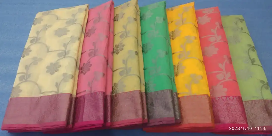 Cotton silk saree  uploaded by business on 7/7/2023
