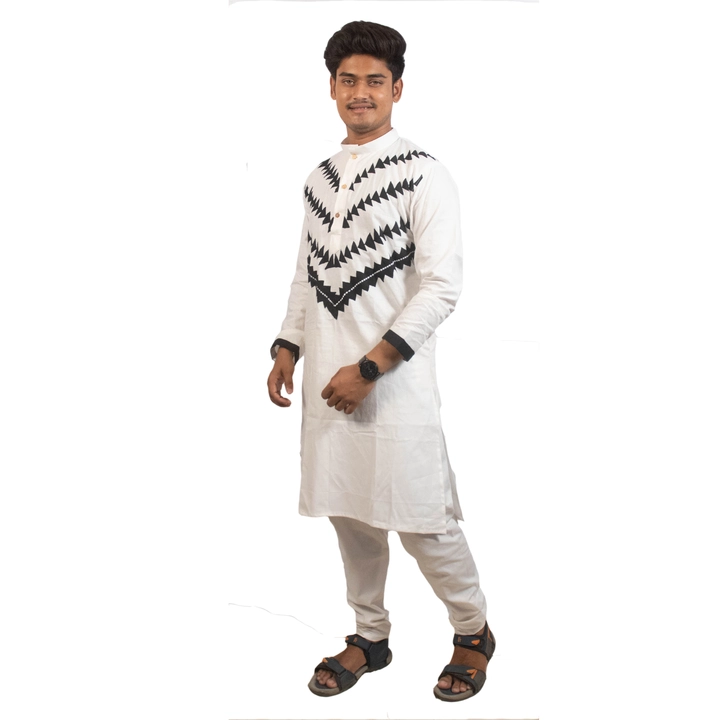 Cotton applick panjabi uploaded by Archisa boutique & Collection on 7/7/2023