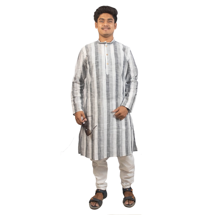 pure cotton khadi man's panjabi uploaded by Archisa boutique & Collection on 7/7/2023
