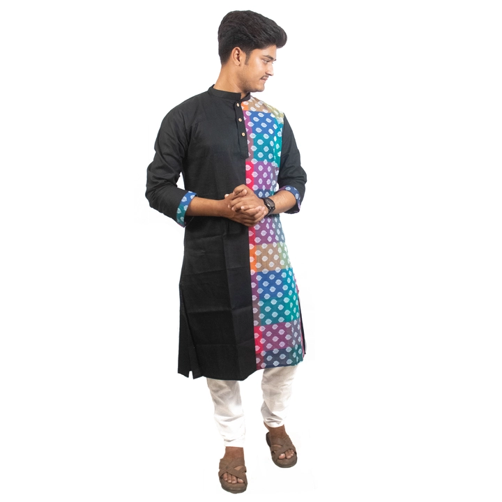 Man's pure cotton & blockprint  panjabi uploaded by Archisa boutique & Collection on 7/7/2023