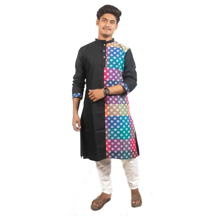 Man's pure cotton & blockprint  panjabi uploaded by Archisa boutique & Collection on 7/7/2023