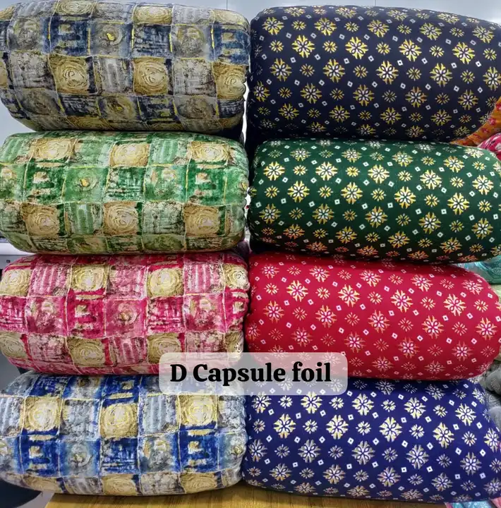 D capsule foil print  uploaded by Mataji Fashion on 7/7/2023