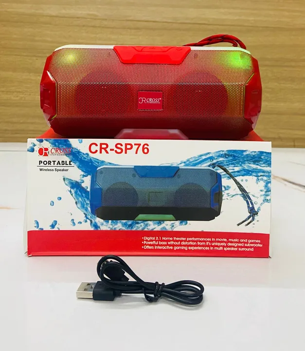 CROSS CR-SP76 PORTABLE BLUETOOTH SPEAKER uploaded by Heartium®️ Company on 7/7/2023