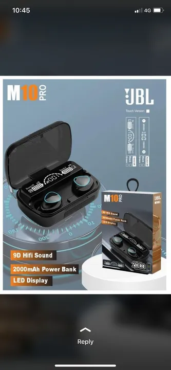 JBL M10PRO EARBUDS OJBL M10PRO EARBUDS OG QUALITY  uploaded by Heartium®️ Company on 7/7/2023