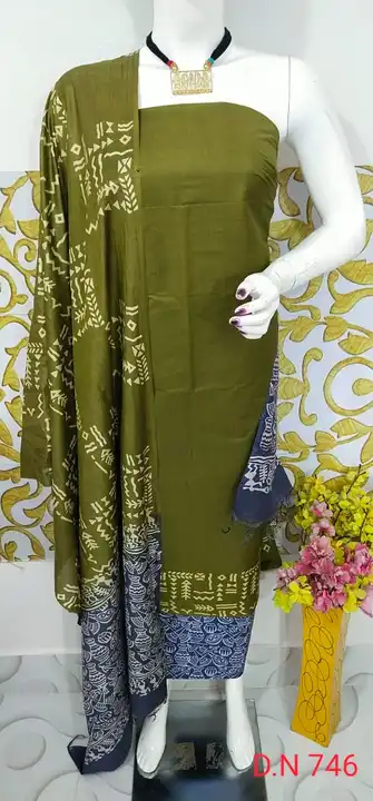 Katan silk suit  uploaded by Nayra handloom manufacturers  on 7/7/2023