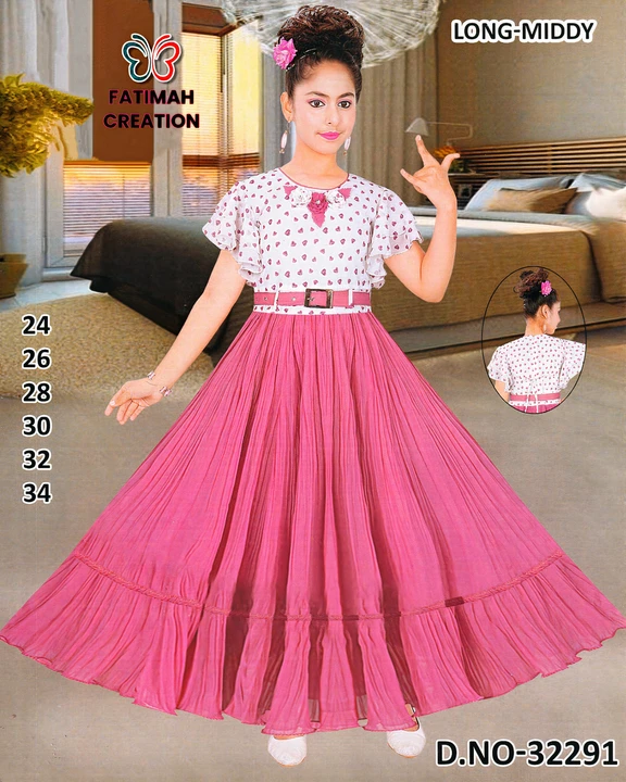 Long Midi's Frock (size 36/40) FATIMAH CREATION uploaded by business on 7/7/2023