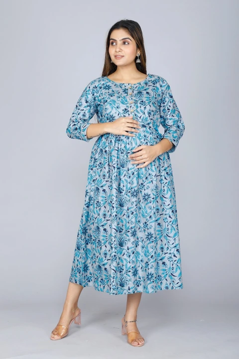 Hand block print rayon Kurti suit set 3 pcs set jaipur  uploaded by The Cozy Creations  on 7/7/2023