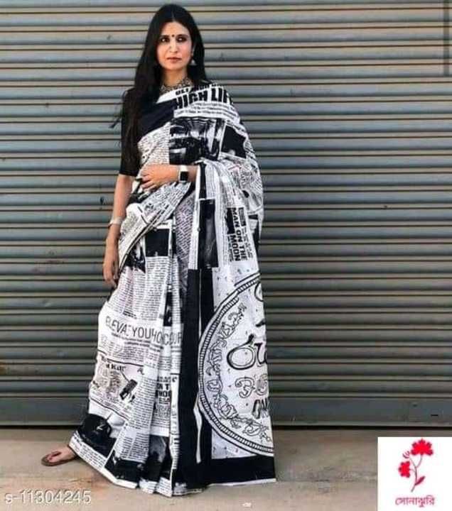 Cotton malmal saree uploaded by business on 3/15/2021