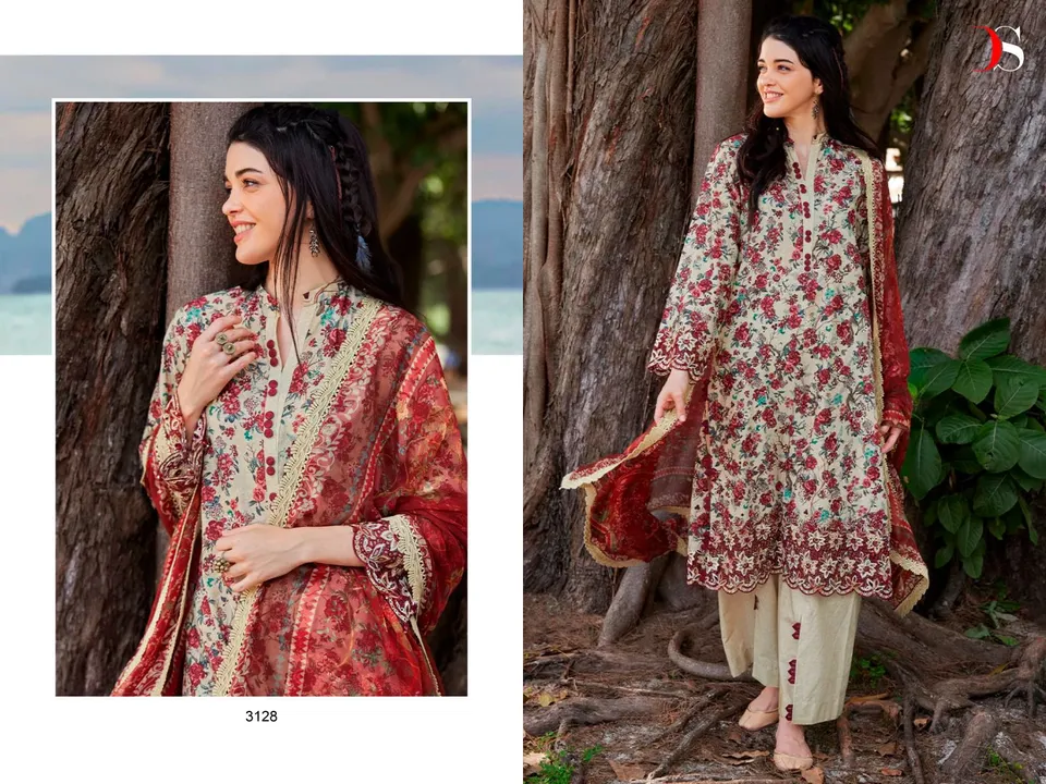 DEEPSY SUITS BY  CHIKANKARI COLLECTION  uploaded by Kaynat textile on 7/7/2023