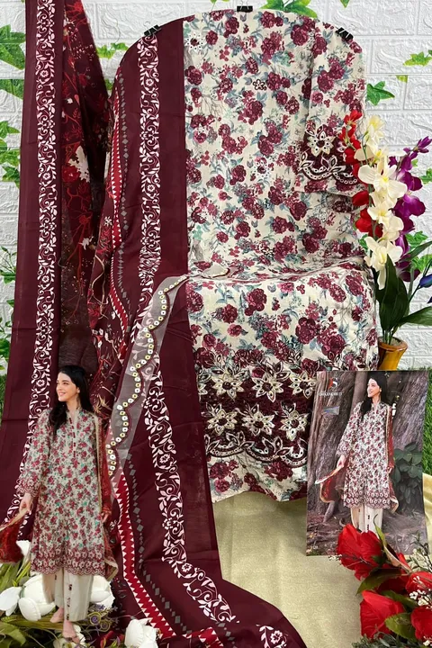 DEEPSY SUITS BY  CHIKANKARI COLLECTION  uploaded by Kaynat textile on 7/7/2023