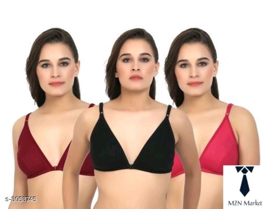 Post image Innerwear

Catalog Name: *Trendy Women's Cotton Solid Bra Vol 1*

Fabric: Cotton

Sleeves: Sleeves Are Not Included

Size: 30B: Cup Size - Underbust - 25 in To 26 in, Overbust - 31 in To 32 in

32B: Cup Size - Underbust - 27 in To 28 in, Overbust - 33 in To 34 in

34B: Cup Size - Underbust - 29 in To 30 in, Overbust - 35 in To 36 in

36B: Cup Size - Underbust - 31 in To 32 in, Overbust - 37 in To 38 in

38B: Cup Size - Underbust - 33 in To 34 in, Overbust - 39 in To 40 in 

40B: Cup Size - Underbust - 35 in To 36 in, Overbust - 41 in To 42 in

Type: Stitched

Description: Variable (Message Us For Details)

Pattern: Solid



Designs: 10
*Proof of Safe Delivery! Click to know on Safety Standards of Delivery Partners- https://ltl.sh/y_nZrAV3
