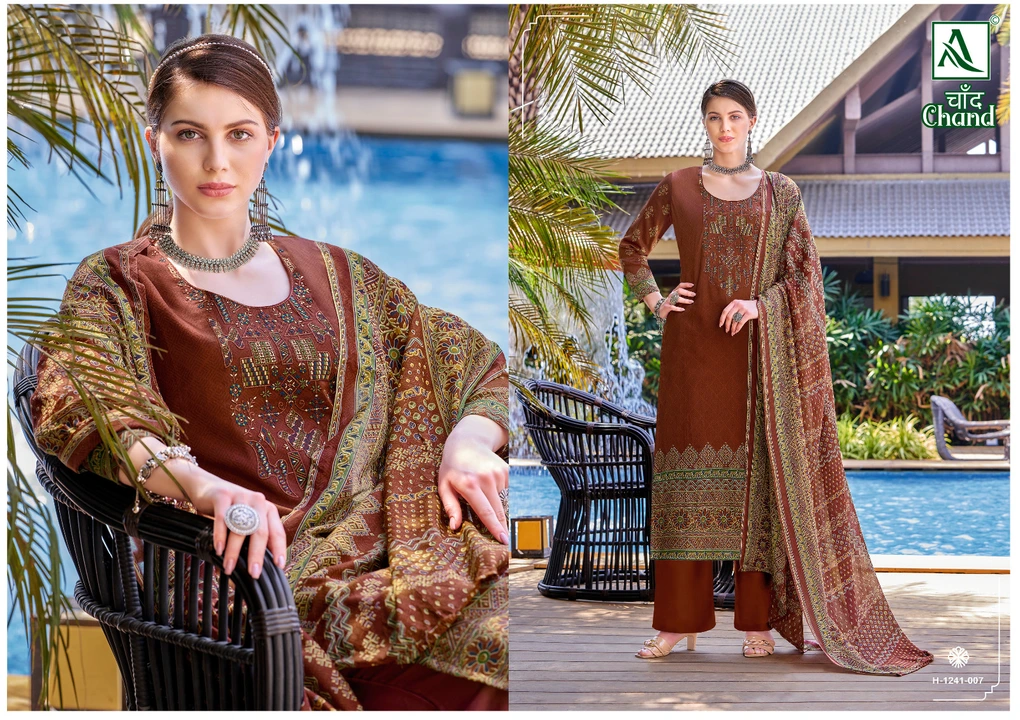 ALOK SUITS BY Chand   uploaded by Kaynat textile on 7/7/2023