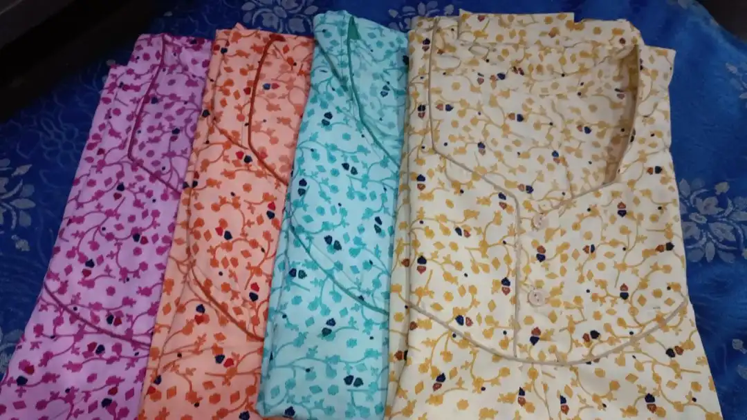 Cotton gown  uploaded by PARI GARMEMTS T-Shirt Leggings kurti on 7/7/2023
