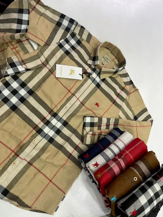 Twill check shirt uploaded by Macbear Garments Pvt.Ltd. on 7/7/2023