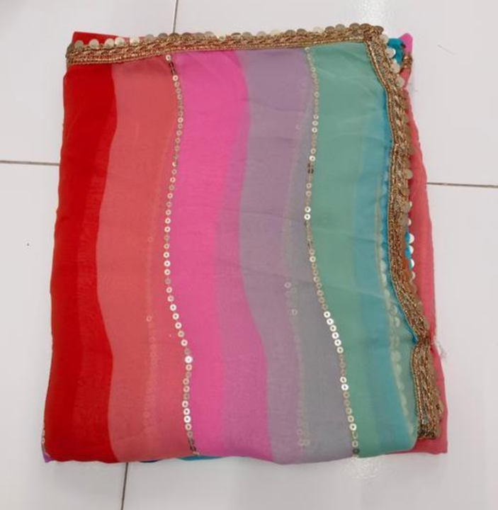 Post image Georgette Georgette lahariya lightweight sarees are back