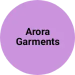 Business logo of Arora garments