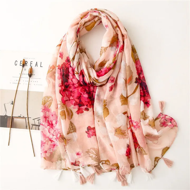 Luxury flower scarf 🤩 uploaded by The Style Club on 7/7/2023