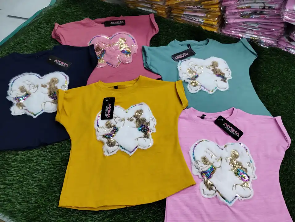 fancy baby girls tshirt uploaded by mysha enterprises on 7/7/2023