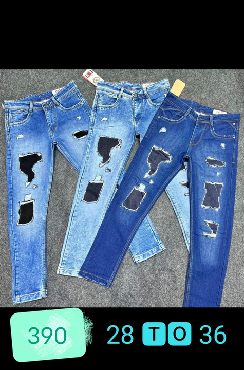 Damage jeans uploaded by business on 7/8/2023