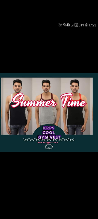 Mens Zym Vest Wholesale Rate uploaded by NIPHU & CHAHU VLOGS  on 7/8/2023