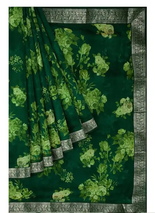 Heavy Georgette Lace Border Saree uploaded by Ritika Internaational on 7/8/2023
