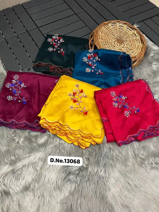 Exclusive Malai silk  ||

*D.No.13068*

Niima (₹) 1755/-

Pure Malai silk saree(Heavy fanric with a  uploaded by Maa Arbuda saree on 7/8/2023
