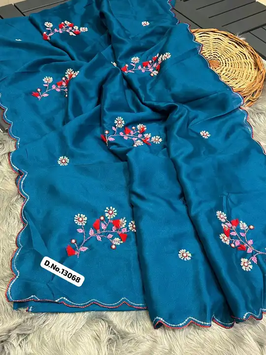 Exclusive Malai silk  ||

*D.No.13068*

Niima (₹) 1755/-

Pure Malai silk saree(Heavy fanric with a  uploaded by Maa Arbuda saree on 7/8/2023