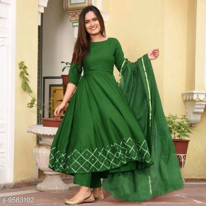 Gown uploaded by RADHEKRISHNA Cloths Shop Bhopal on 3/15/2021