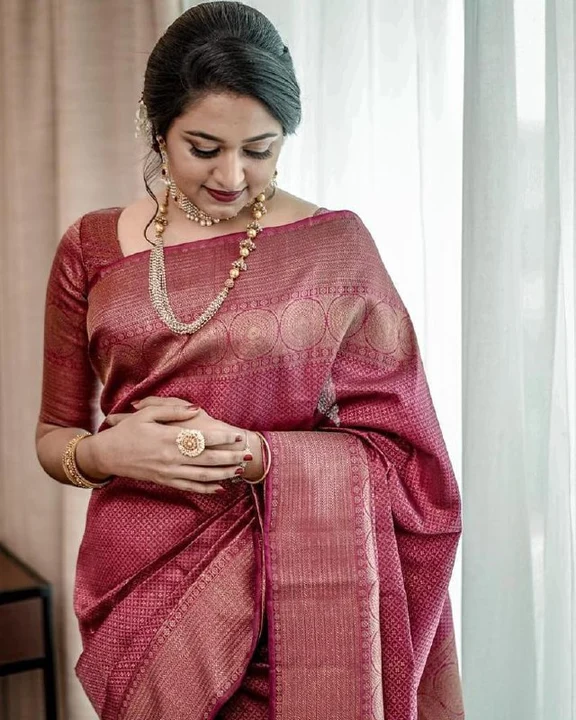 4577* NEW LAUNCHING *
Esomic-4577
Silk Esomic's wedding saree collection of luxurious Banarasi Weave uploaded by Esomic on 7/8/2023