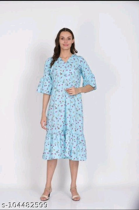 Catalog Name:*Pretty Graceful Women Dresses uploaded by wholsale market on 7/8/2023