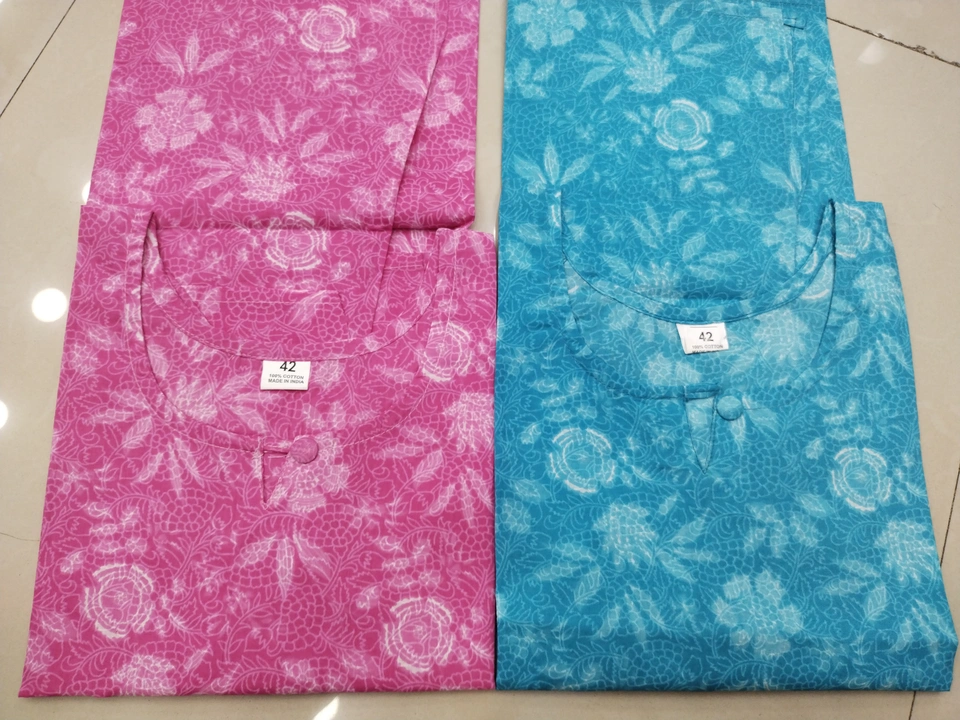 *Short kurti*

*Fabric - Cotton 60-60* uploaded by Sushil prints on 7/8/2023