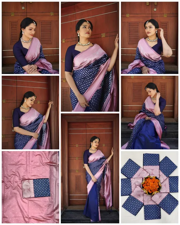 Soft lichi silk saree  uploaded by RV FASHION on 7/8/2023