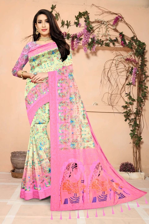 Digital Printed Bollywood Exclusive Fancy Sarees  uploaded by business on 7/8/2023