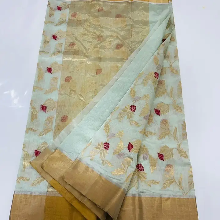 CHANDERI SILK SAREE  uploaded by MANIMALA HANDLOOMS on 7/8/2023