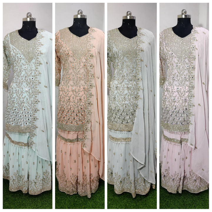 Buy Heavy Work Blue Kurta Lehenga Set Ready to Wear, Trending Designer  Wedding / Partywear Readymade Indian Dresses for Women/ Girls Online in  India - Etsy