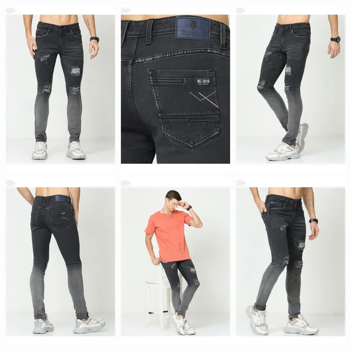 Mens slim fit jeans uploaded by ASHWA DESIGN on 7/8/2023