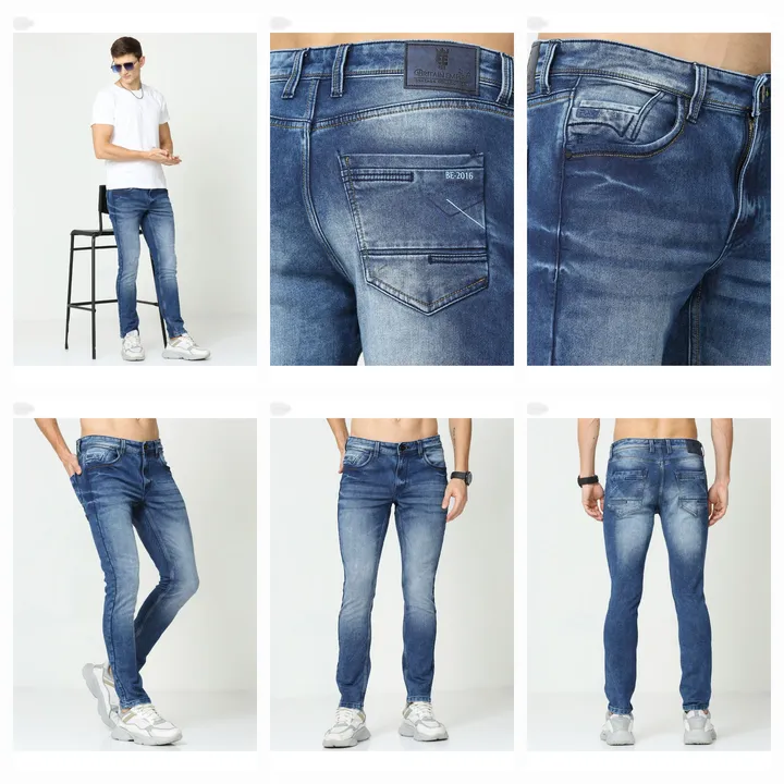 Mens slim fit jeans uploaded by ASHWA DESIGN on 7/8/2023