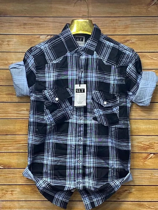 DUBBLE POCKET CARGO CHEX SHIRTS  uploaded by business on 7/8/2023