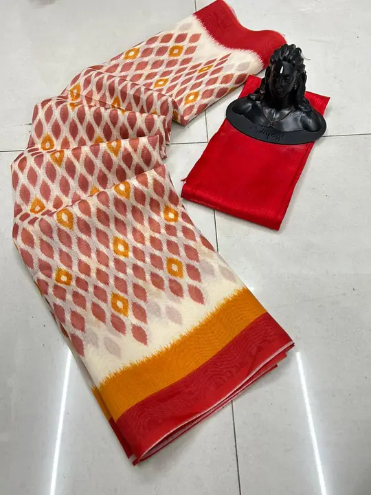 Cotton saree  uploaded by RV FASHION on 7/8/2023