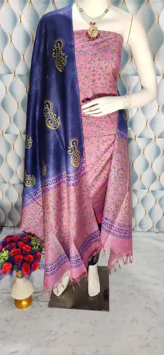SILK suit  uploaded by Nayra handloom manufacturers  on 7/8/2023