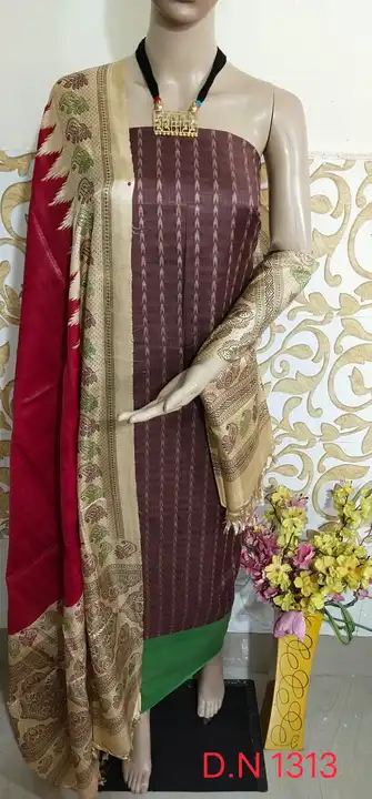 Madhubani print suit uploaded by Silk on 7/8/2023