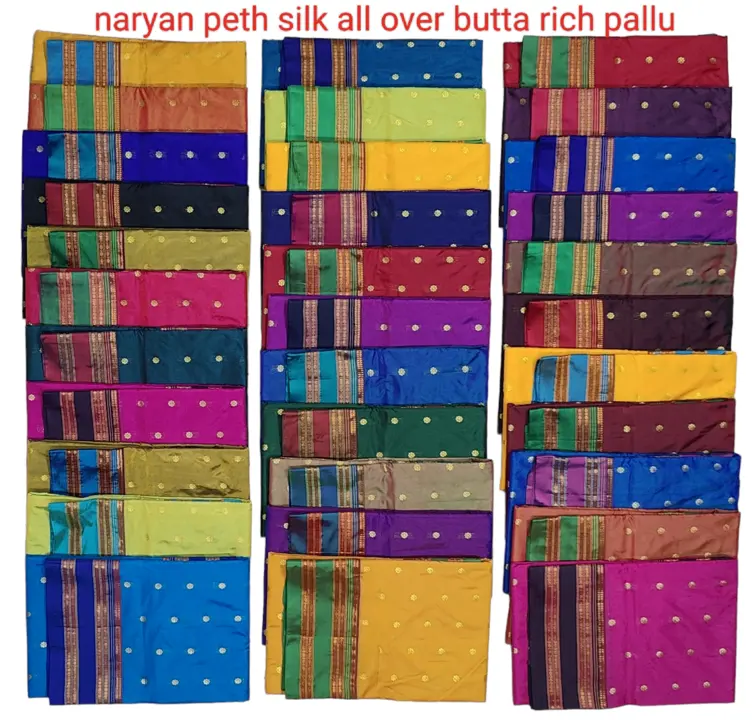 Narayan peth silk rich pallu uploaded by S.r.chindak &bros on 7/8/2023