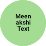 Business logo of Meenakshi text