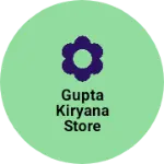 Business logo of Gupta kiryana store