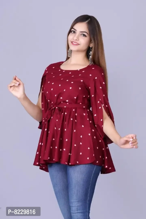 Beautiful Rayon  Top for girls and women
 uploaded by business on 7/8/2023